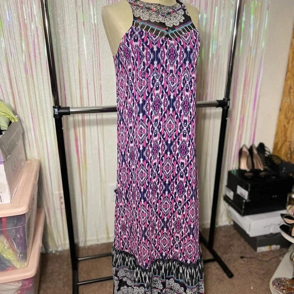 Express | Dresses | Nwot Express Pink Purple Tribal Geometric Boho Peasant Maxi Dress | Poshmark Express | Dresses | Nwot Express Pink Purple Tribal Geometric Boho Peasant Maxi Dress | Poshmark